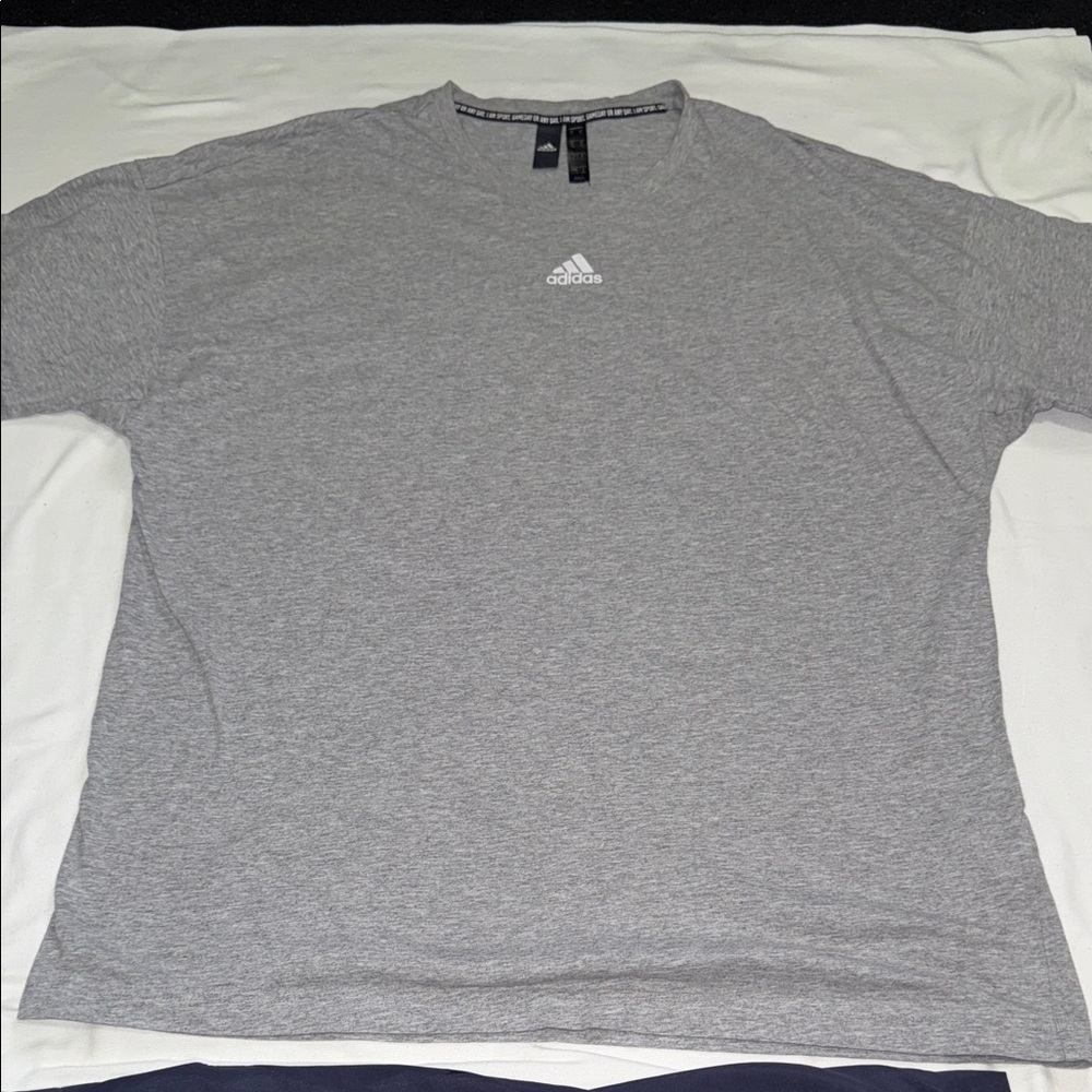 Adidas Men's Heather Gray Tee